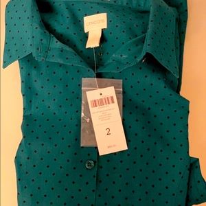 Chico’s Effortless Diamond Dot Blouse